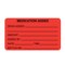 Nevs Medication Added Drug, Amount, By 1-7/16"x2-1/2" Flr Red w/Black PMA-2260 - alternate 1